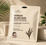 Korean Glass Skin 9-Step Facial Kit – Gluta-Hya Professional Glow System ✨