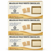 SkinPlus Brazilian Wax White Chocolate – Pack of 3 | 500g Each | No Strips Required