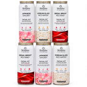 Skinplus Professional Facial Kit 8 Steps – Japanese Sakura+ / Korean Glass Rice Water+ / Bridal Bright Red Wine+ | Set of 6