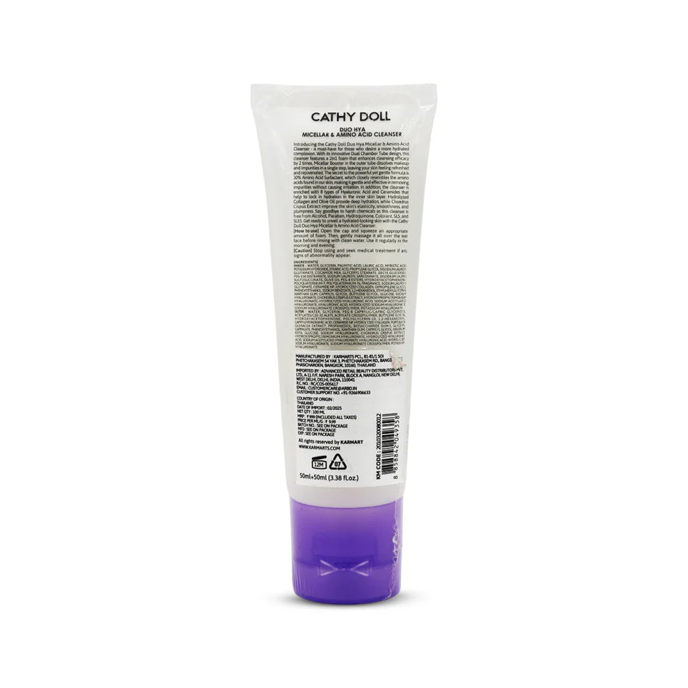 Cathy Doll Duo Hya Micellar & Amino Acid Cleanser