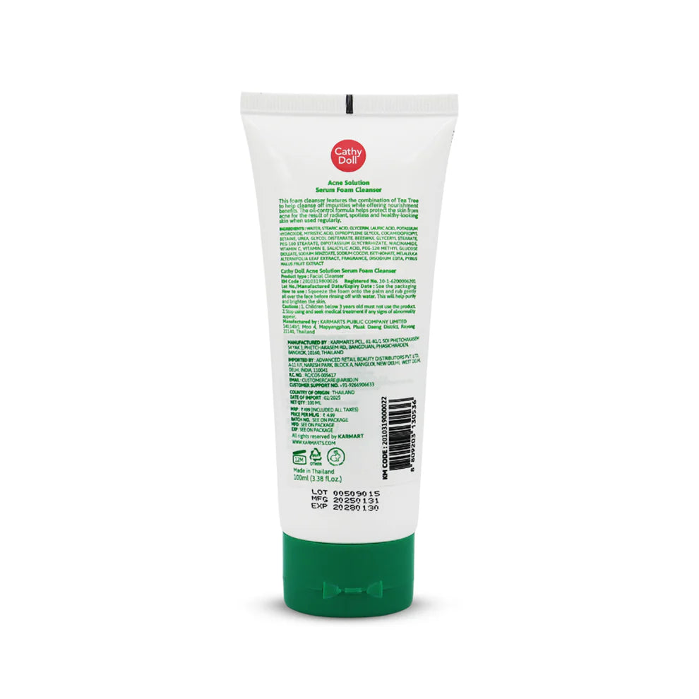 Cathy Doll Acne Solution Serum Foam Cleanser