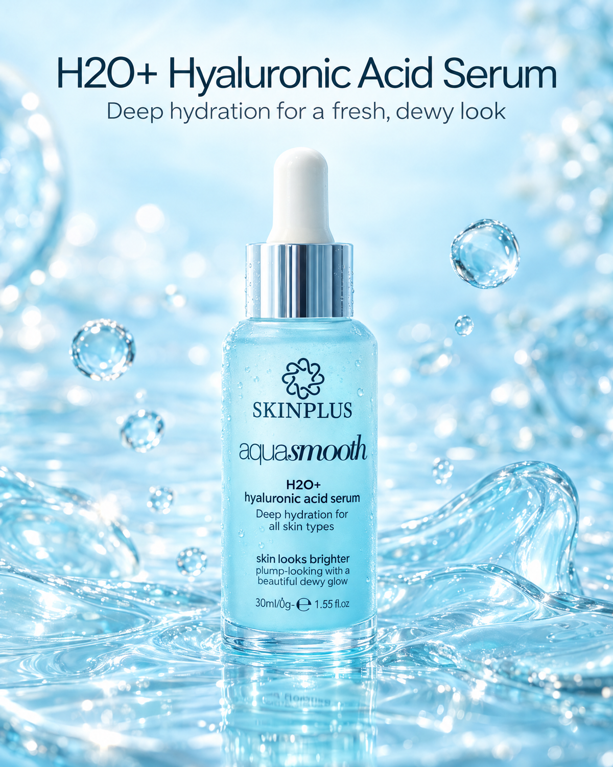 Skinplus Korean Glass Hydra Facial + AquaSmooth Anti-Aging Essentials Combo | ₹999