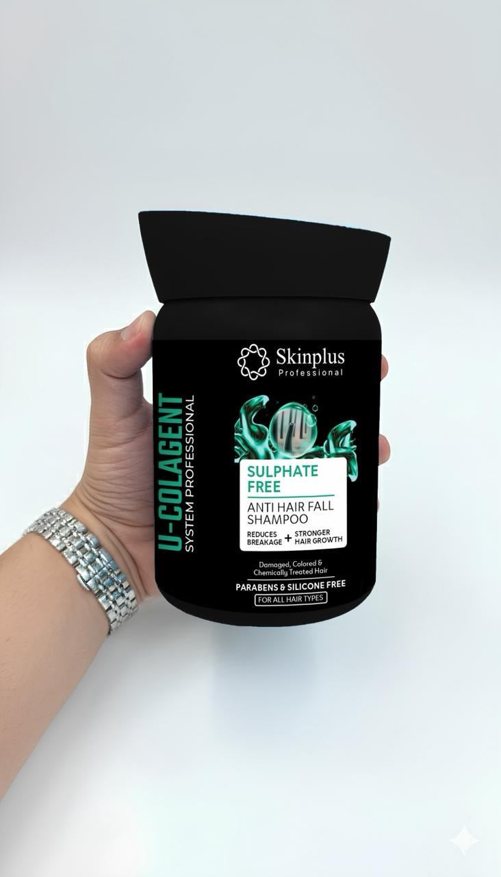 Skinplus Professional U-Collagent Sulphate Free Anti Hair Fall Shampoo – Reduces Breakage & Supports Strong Hair Growth