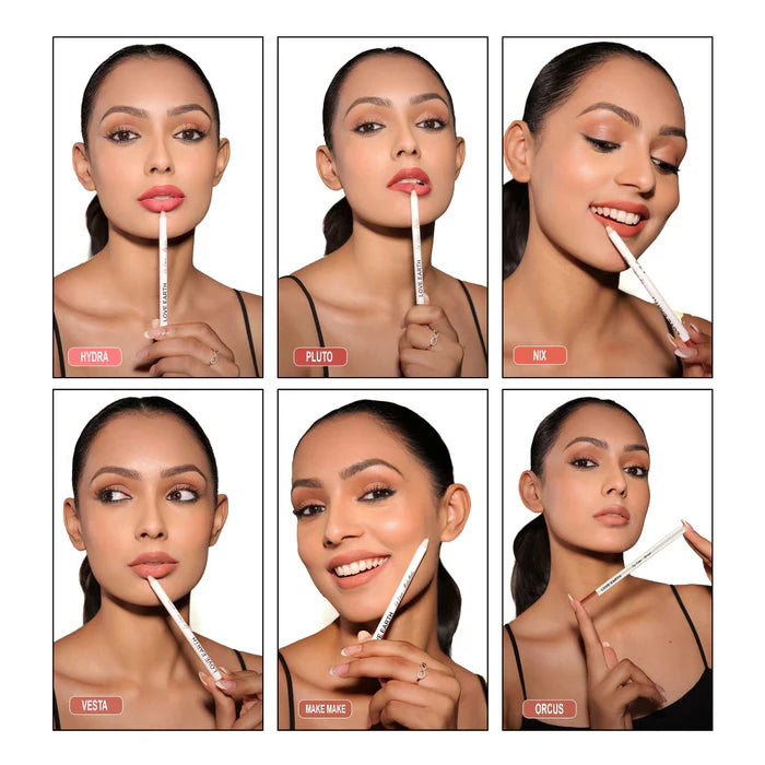 LoveEarth LIP LINER EVERYDAY NUDES -PACK OF 6