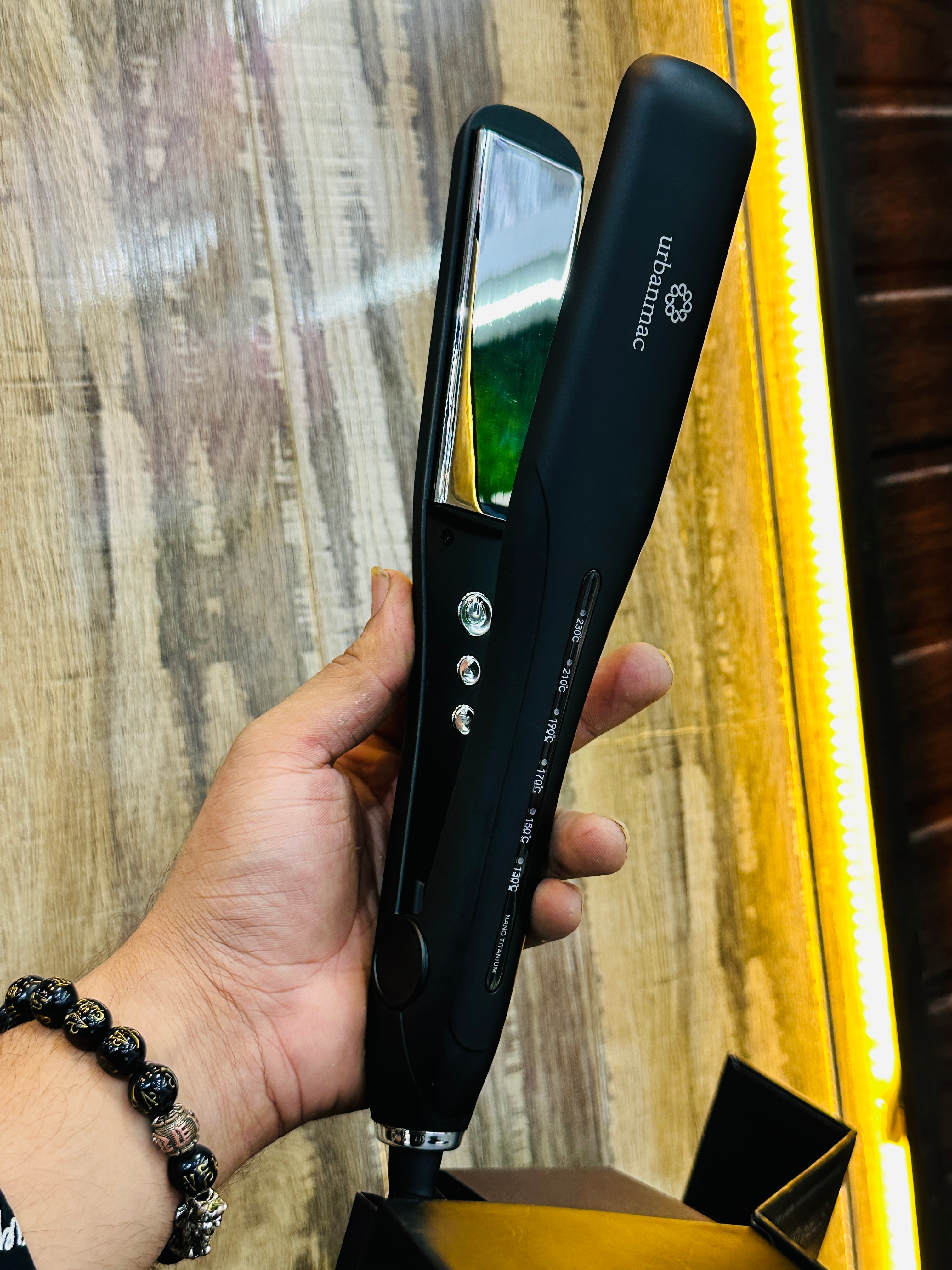 Skinplus Professional Titanium Hair Straightner (ONE YEAR WARRANTY) - 2Mtr Wire