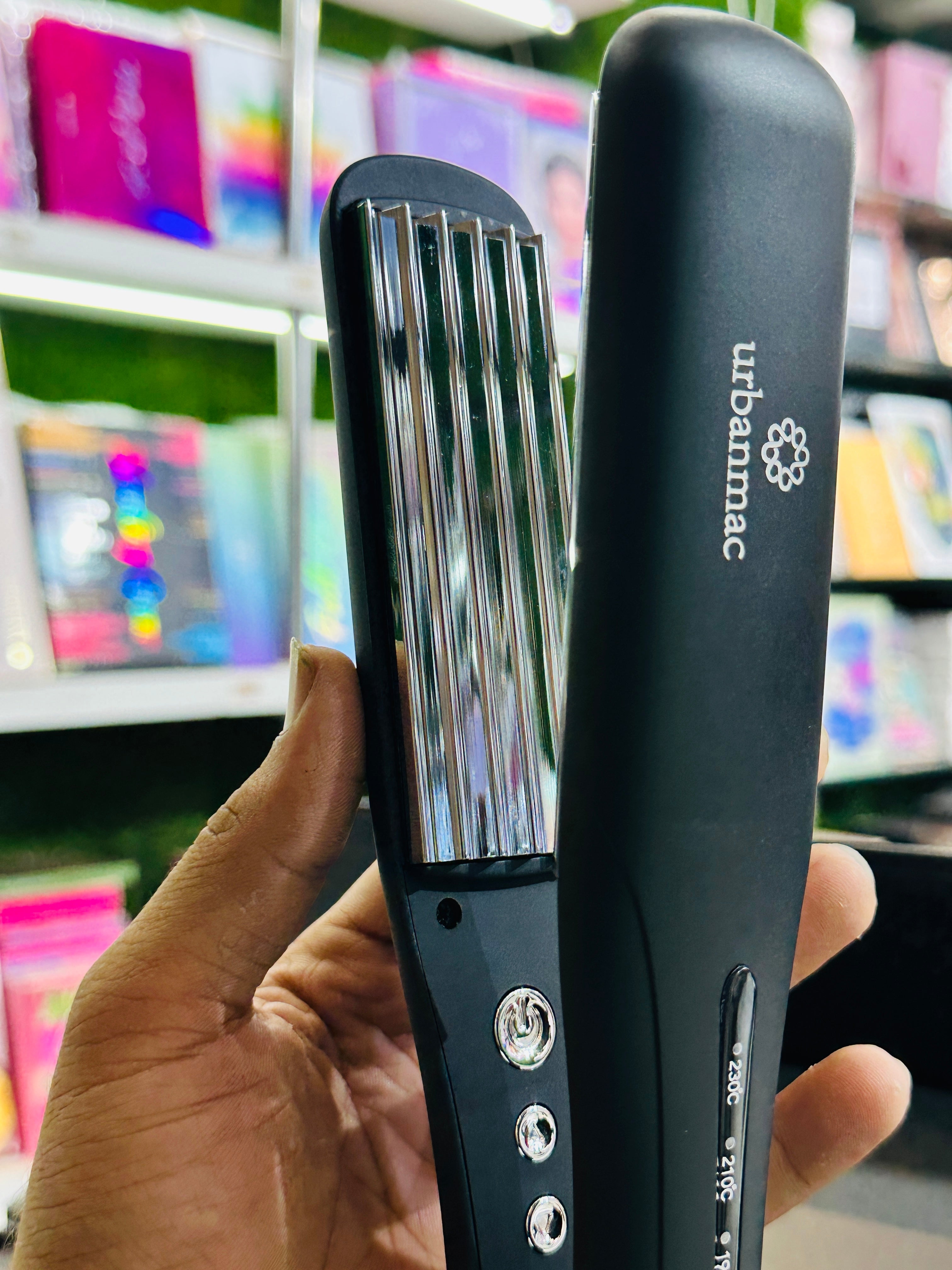Skinplus Professional Titanium Hair Crimper (ONE YEAR WARRANTY) - 2Mtr Wire
