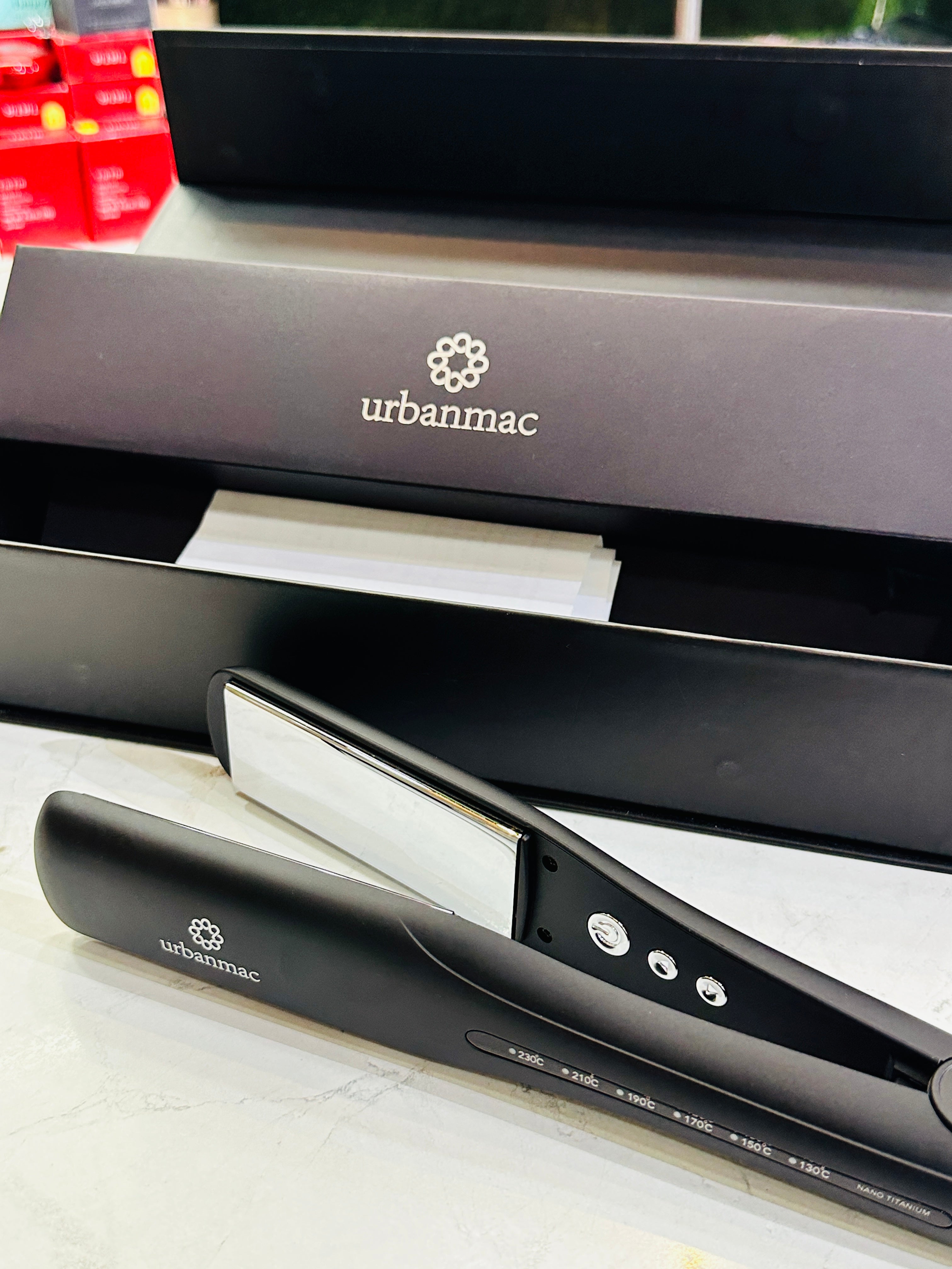 Skinplus Professional Titanium Hair Straightner (ONE YEAR WARRANTY) - 2Mtr Wire