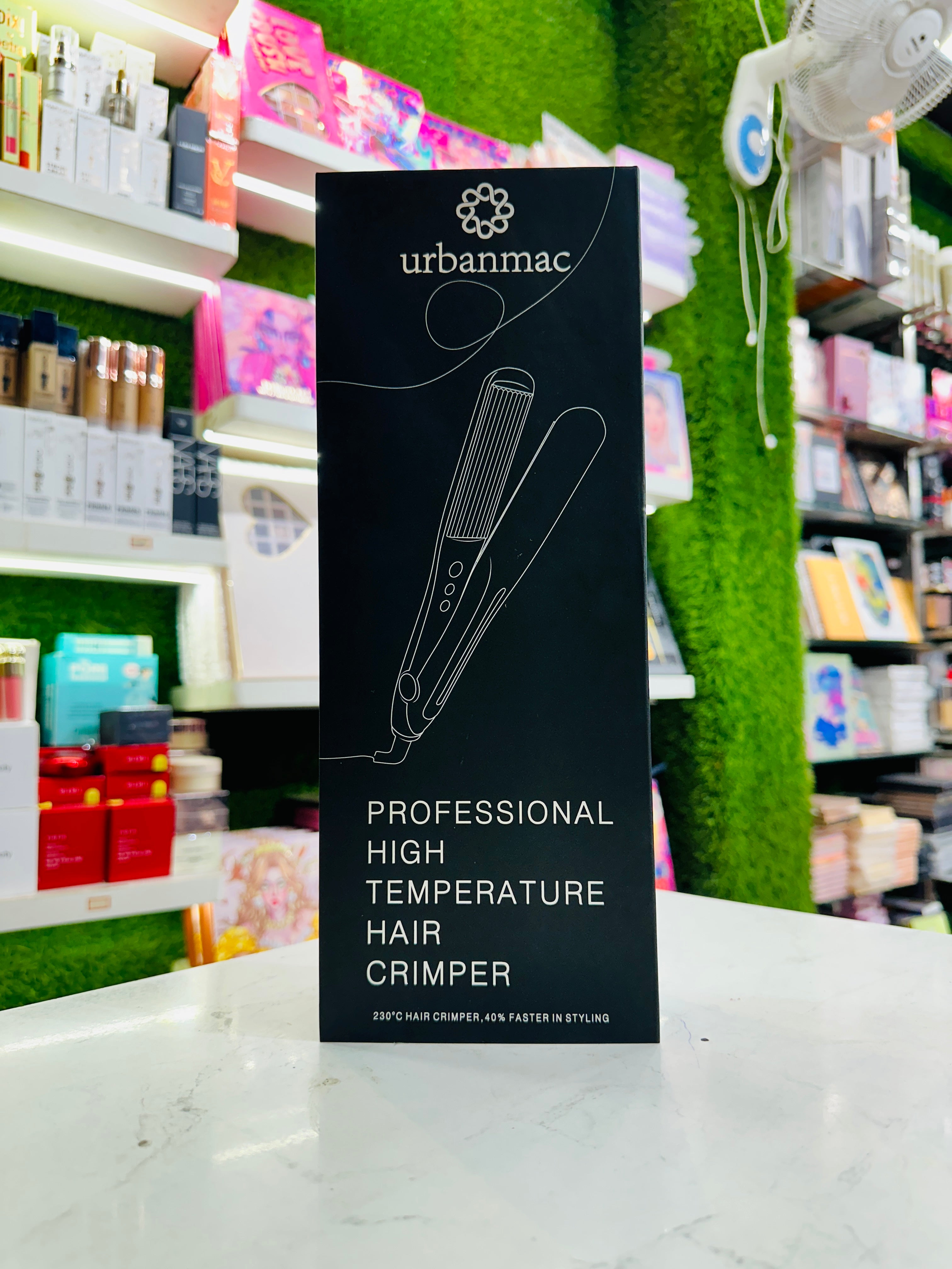 Skinplus Professional Titanium Hair Crimper (ONE YEAR WARRANTY) - 2Mtr Wire