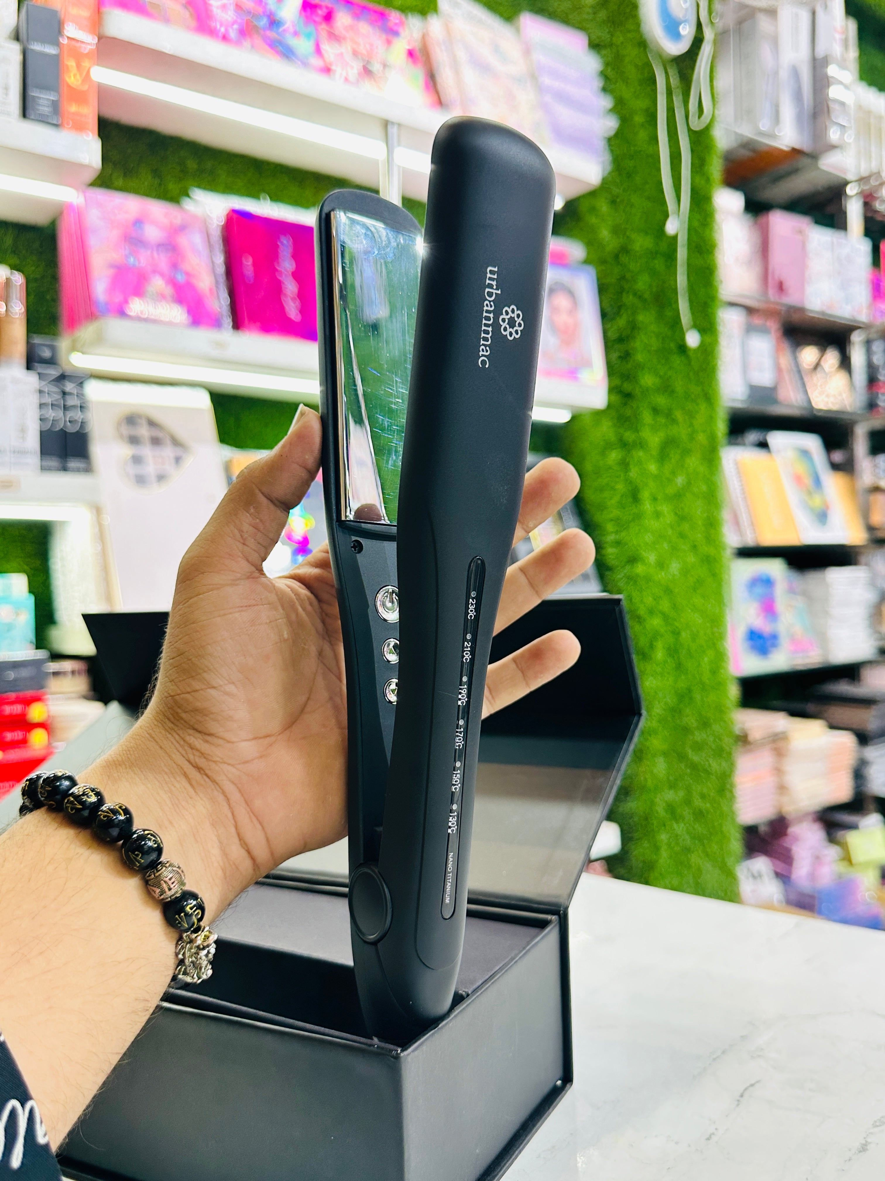 Skinplus Professional Titanium Hair Straightner (ONE YEAR WARRANTY) - 2Mtr Wire