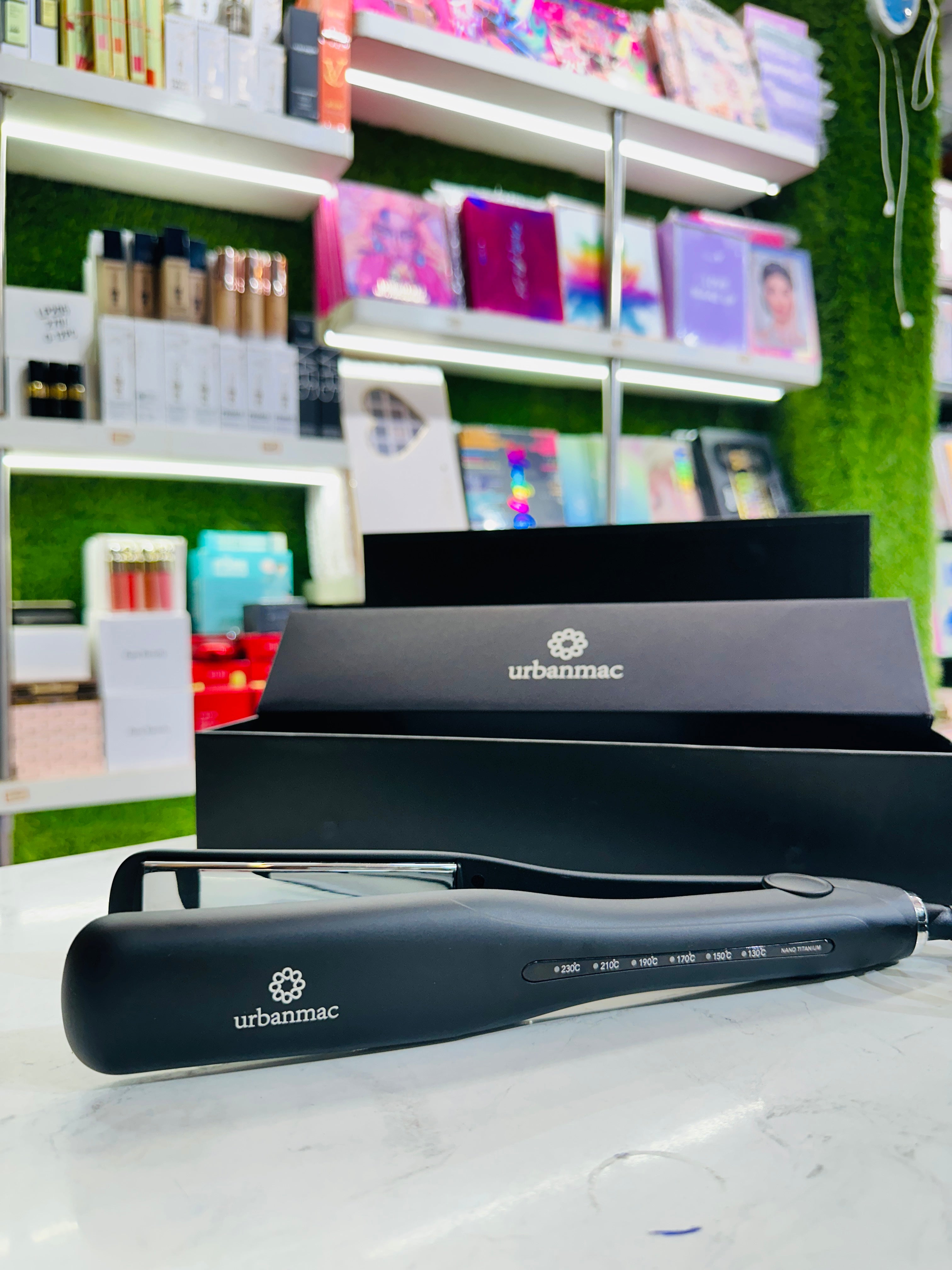 Skinplus Professional Titanium Hair Straightner (ONE YEAR WARRANTY) - 2Mtr Wire