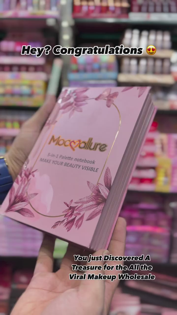 Load video: Mocallure 5 Page Book (NUDE EDITION)
