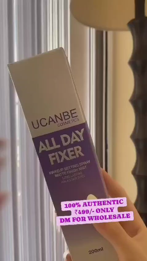 Load video: UCANBE Makeup Fixer 200ml
