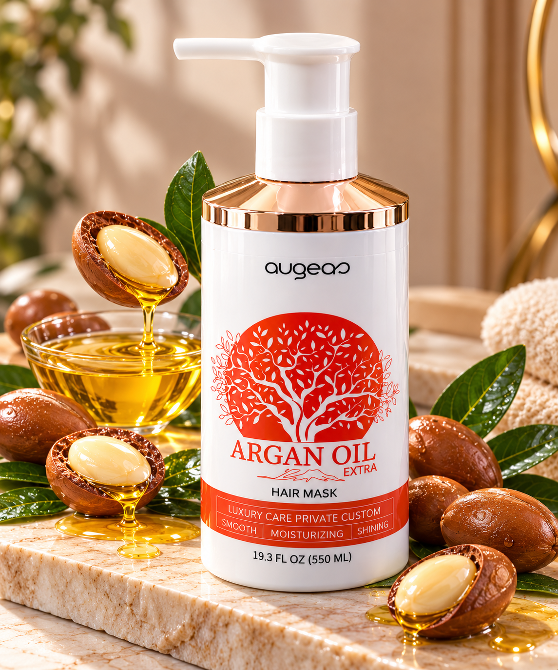 Argan Oil Hair Mask 550ml – Deep Moisturizing Hair Treatment