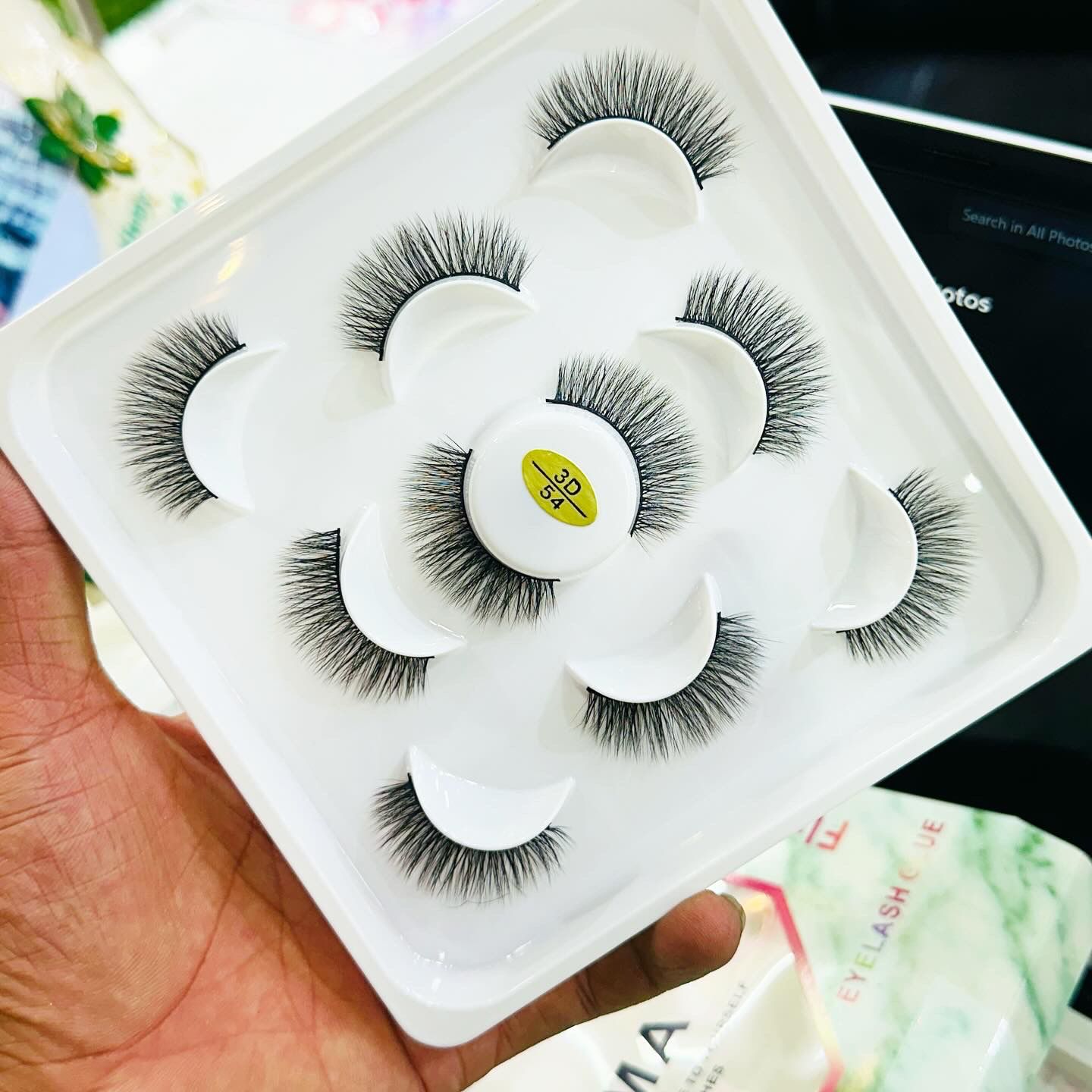3D FLUFFY FALSE EYELASHES  (5 PAIR)