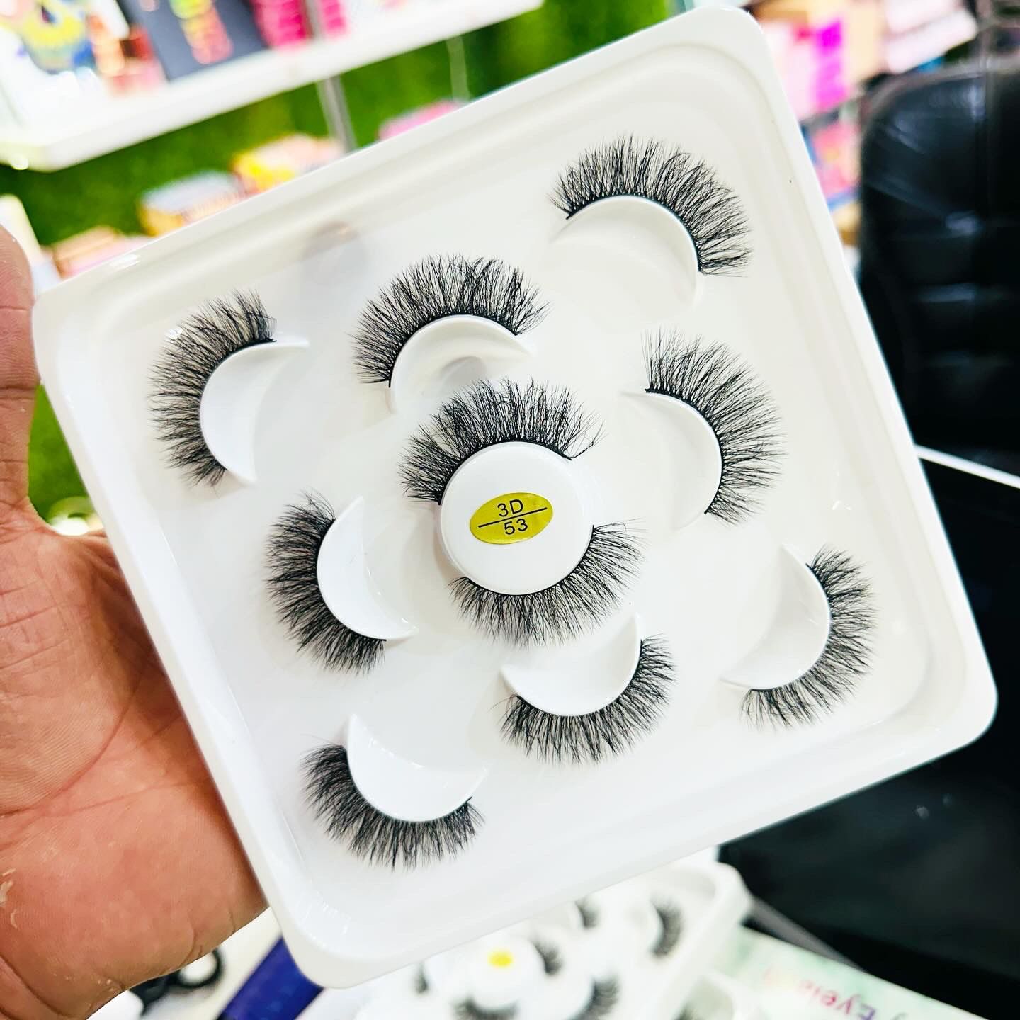 3D FLUFFY FALSE EYELASHES  (5 PAIR)