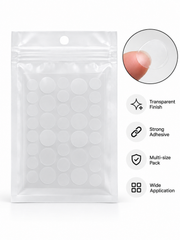 30Pcs Transparent Hydrocolloid Pimple Patches – Multi-Size Acne Spot Patches for Pimples & Blemishes