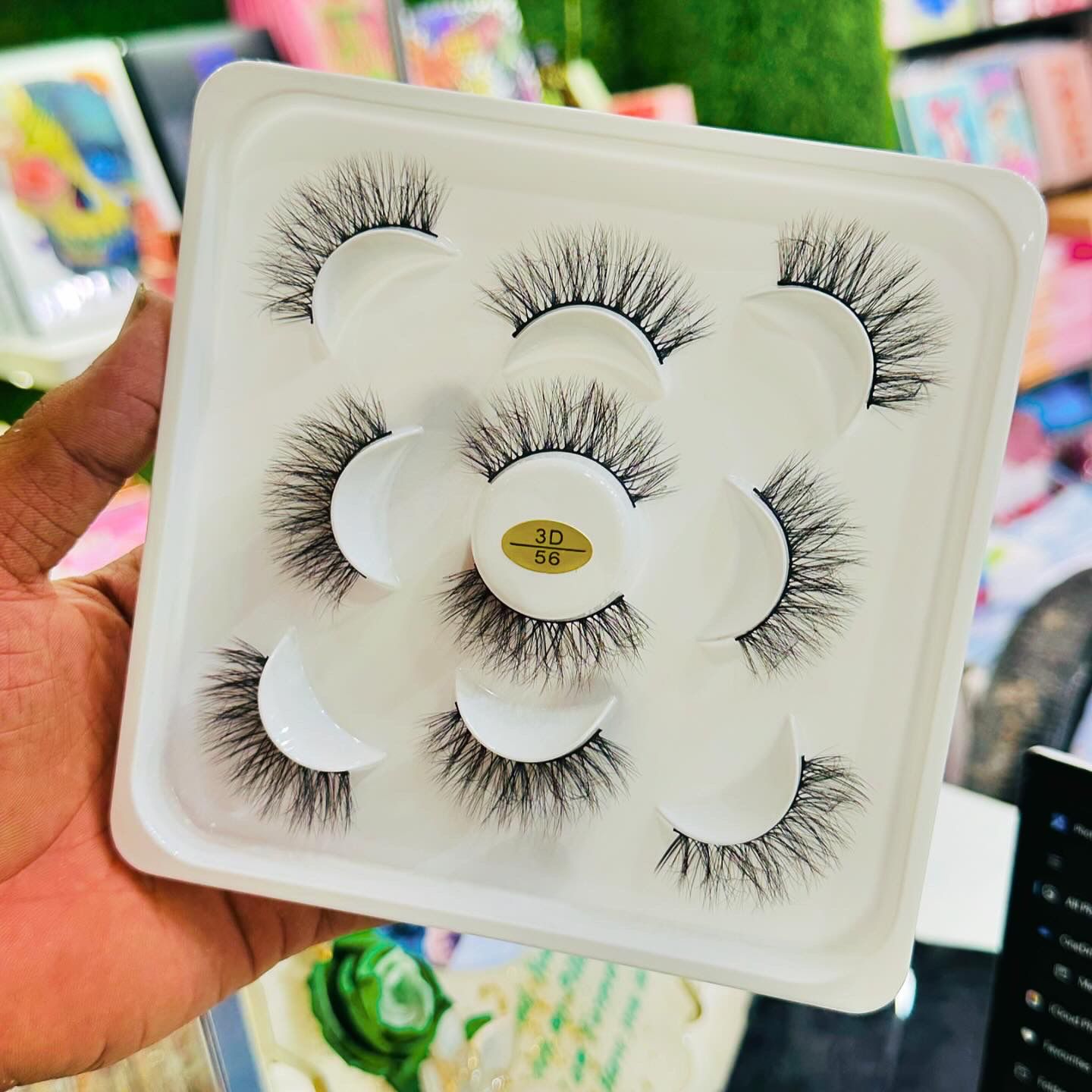 3D FLUFFY FALSE EYELASHES  (5 PAIR)