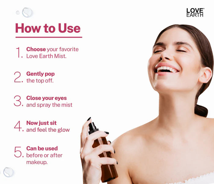 LoveEarth Rose Water