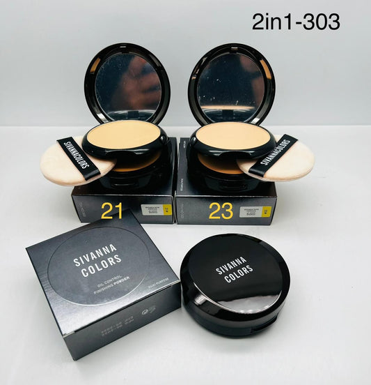 SIVANNA COLORS 2IN1 FACE COMPACT (303)