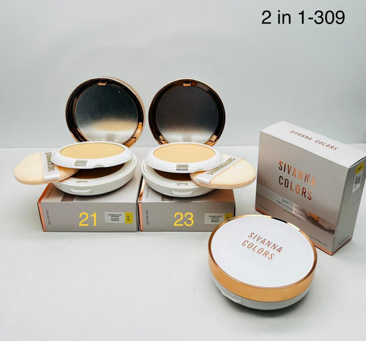 SIVANNA COLORS 2IN1 FACE COMPACT (309)