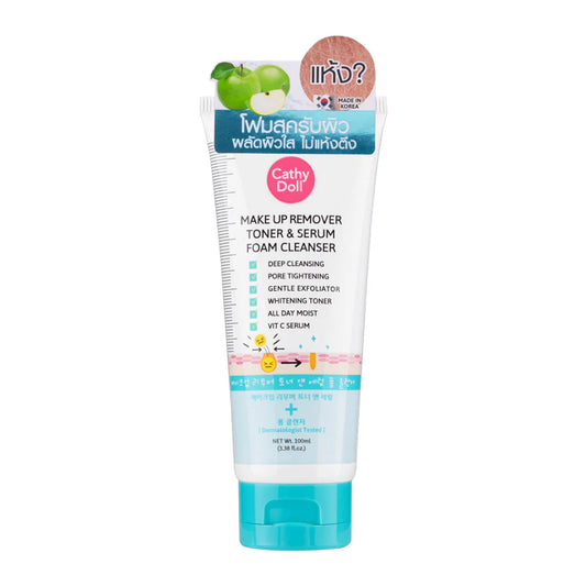 Cathy Doll Make Up Remover Toner Serum Foam Cleanser