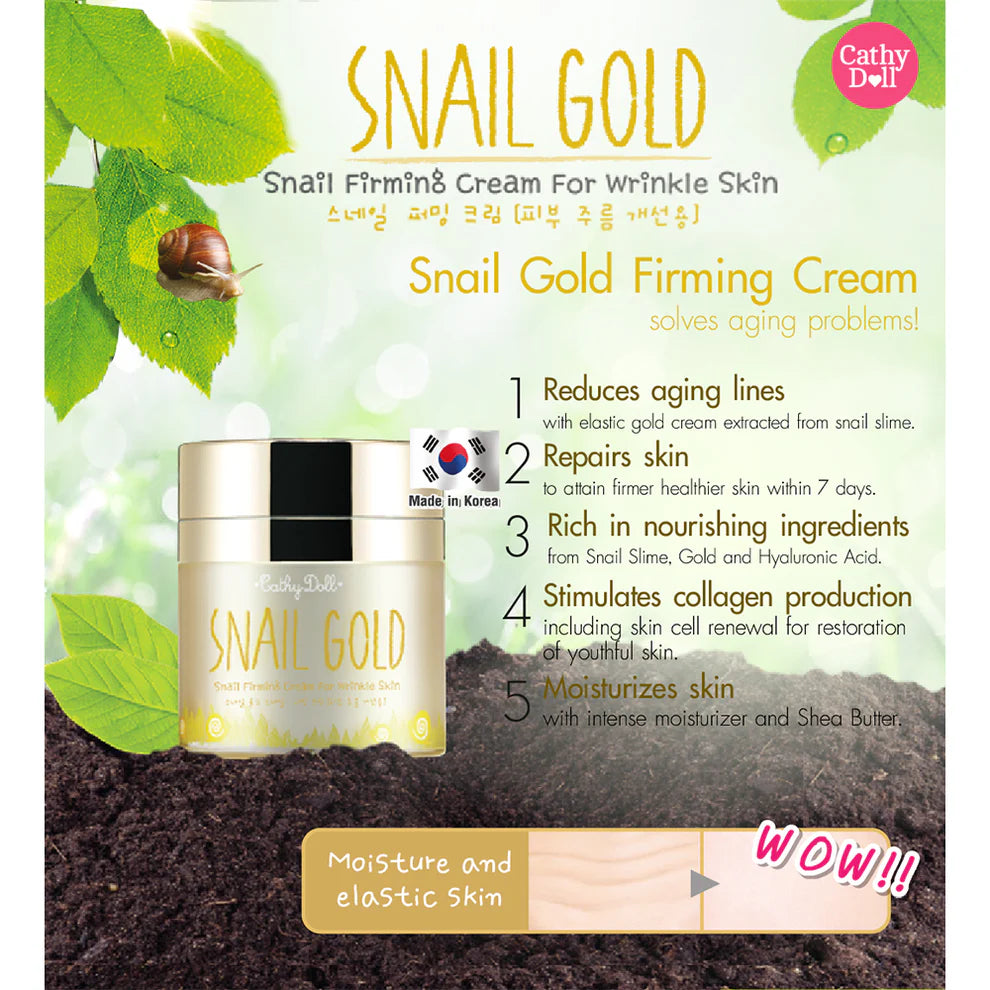 Cathy Doll Snail Firming Cream Snail Gold